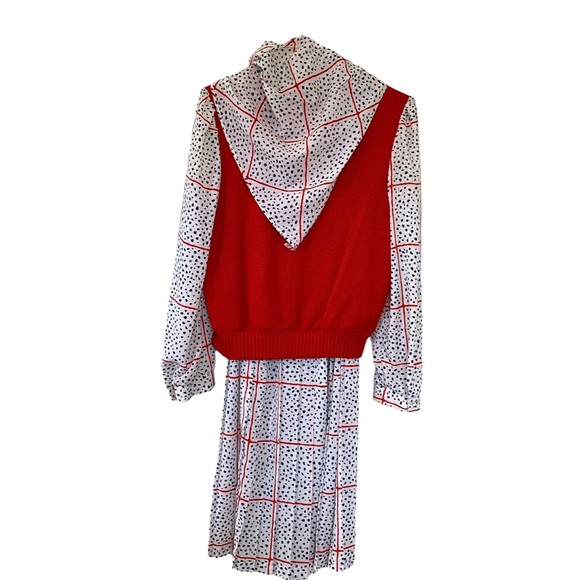 Vintage Alison J. USA 3-Pc Skirt Set Womens 14 Y2K 80s Secretary/Geek - Picture 3 of 12